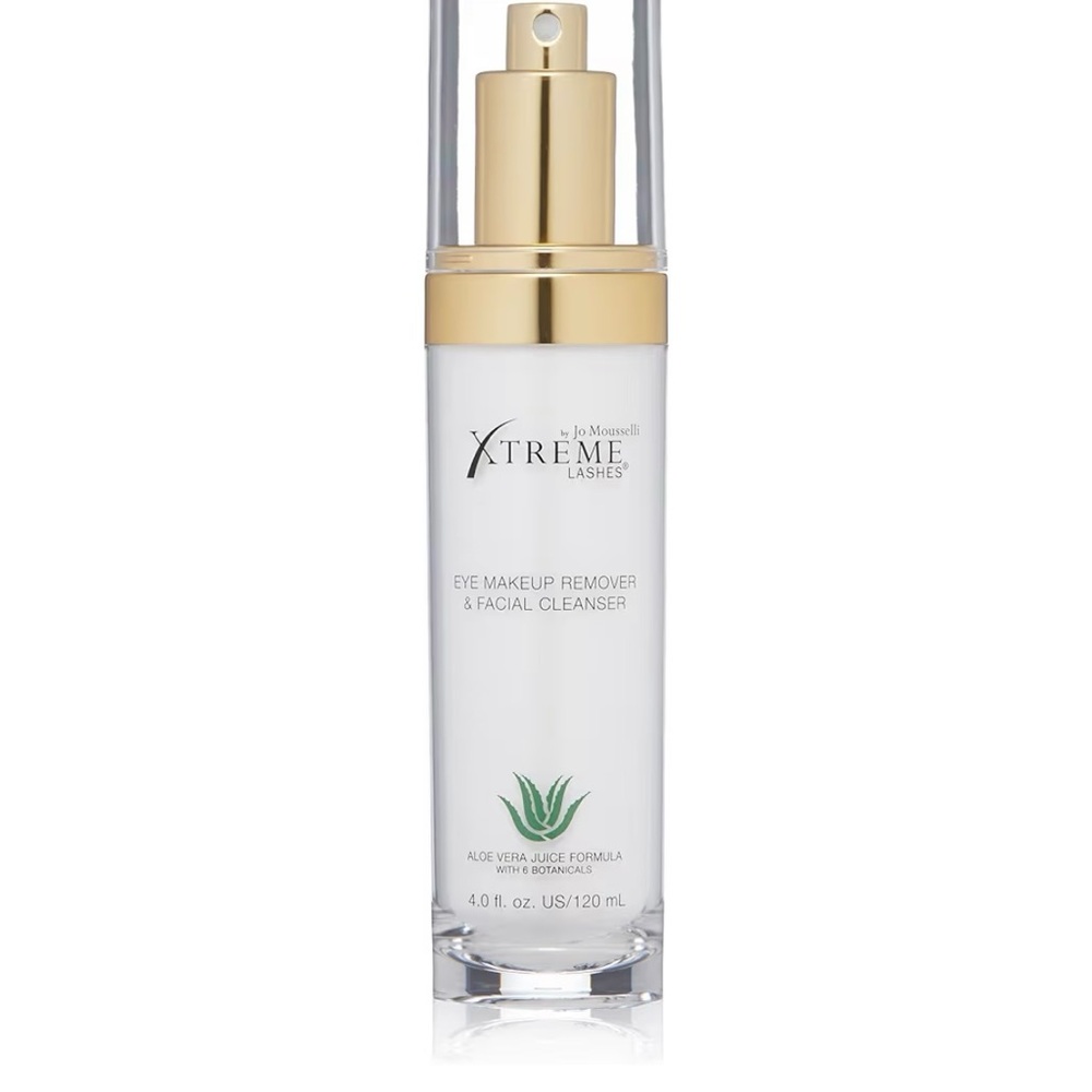 Gold and White Eye Makeup Remover
